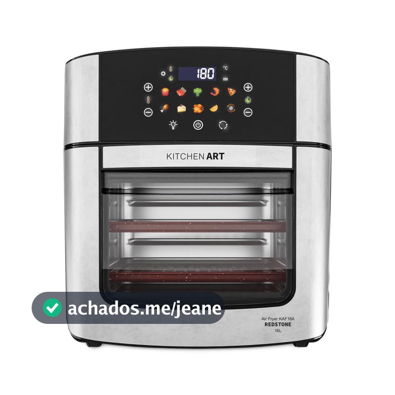 Air Fryer Oven Kitchen Art 16L 4 em 1 com Rotisserie KAF16A