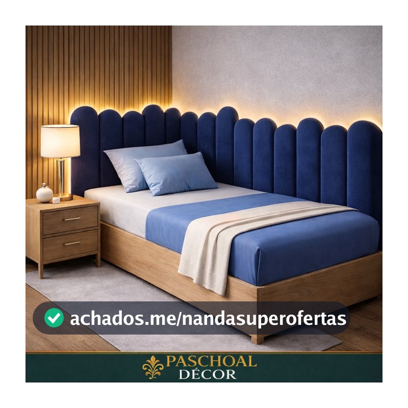 Cabeceira de Cama Autocolante Kit Com ate 15 Peças Modelo Nuvem de Parede em Estofado e Lindas cores