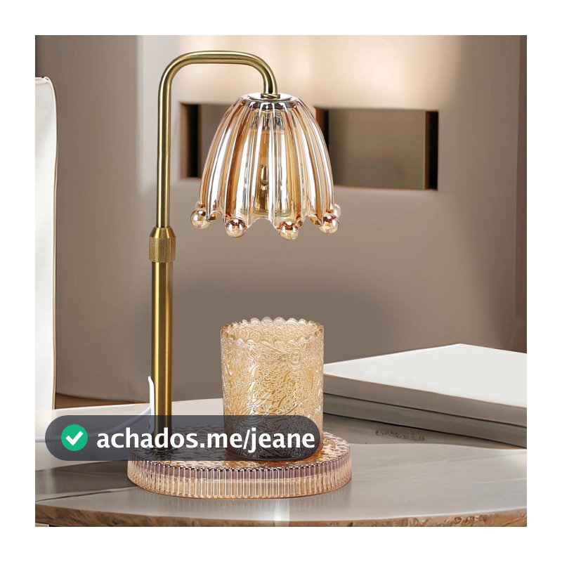 Lâmpada Aquecedora Velas Aromaterapia Iluminação Decoração 220V