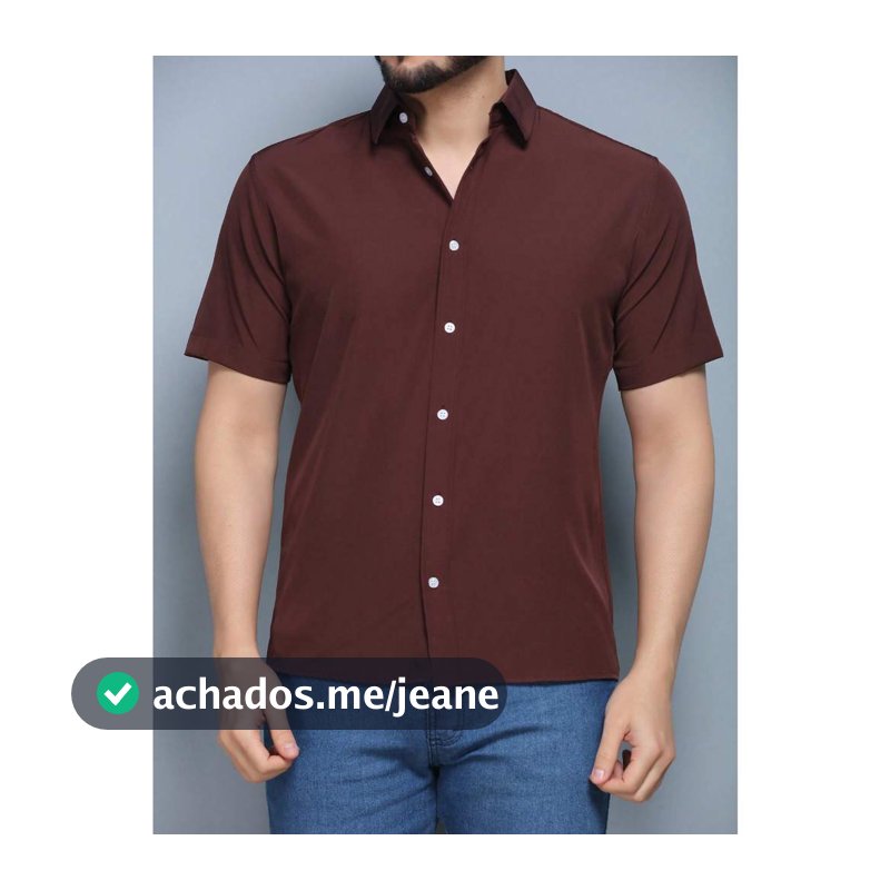 camisa social manga CURTA microfibra com Elastano Slim fit nao massa  passa fácil Tamanho P-G5