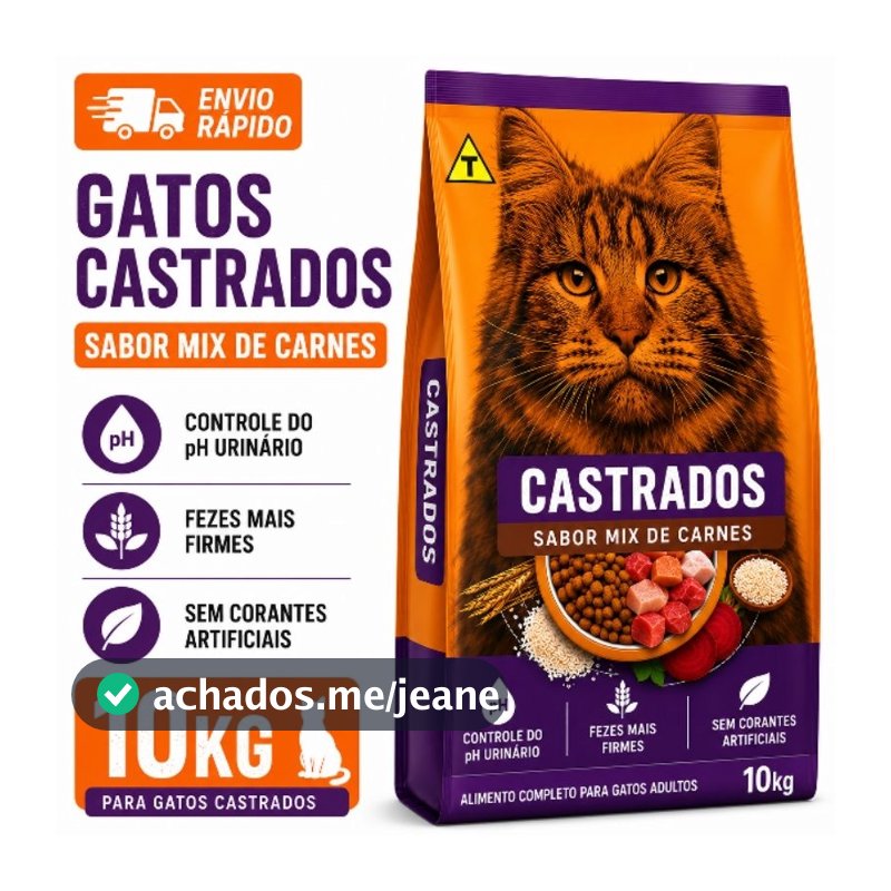 Ração Premium para Gatos Castrados Special Cat 10,1kg