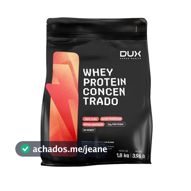 Whey Protein Concentrado Refil 1800g Dux Human Health