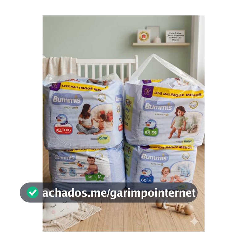 Fralda Capricho Bummis  tamanhos  M G XG XXG Pacote Economico Hiper Preço Atacado