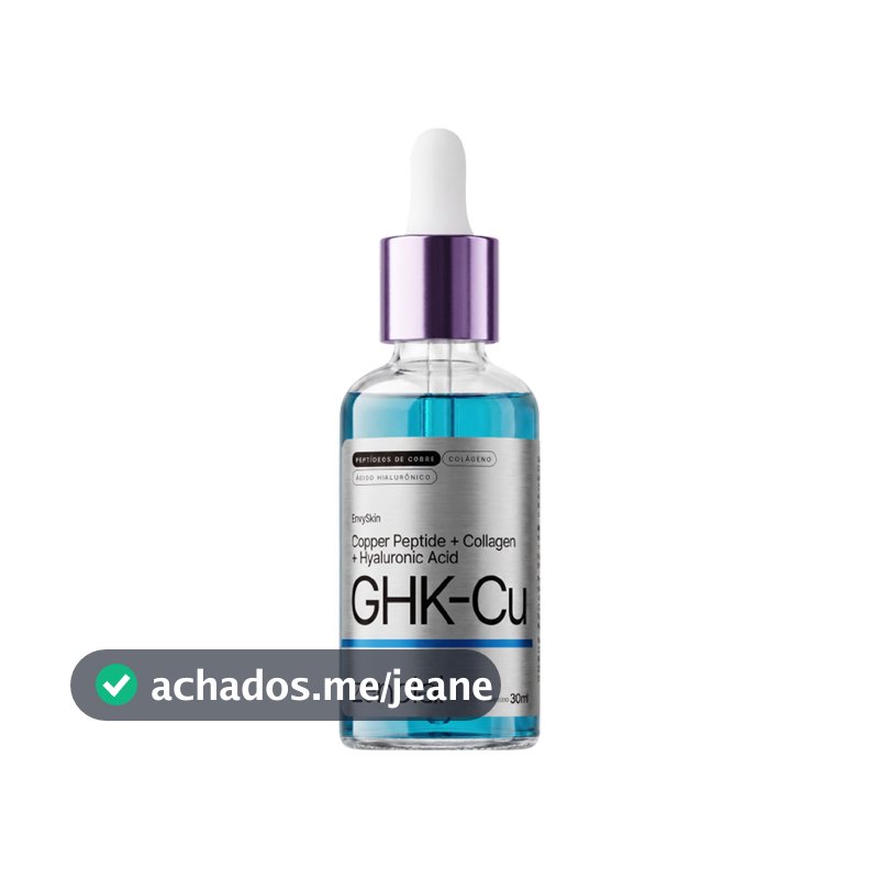 Sérum GHK-Cu Copper Peptide + Exossomos Bioestimulação Facial Dermocosmético Anvisa