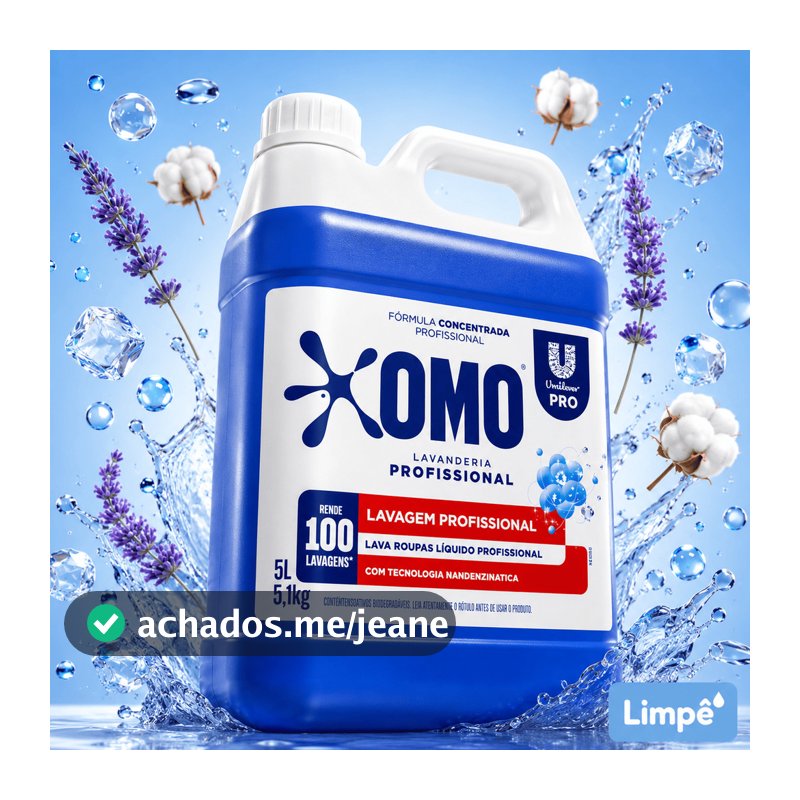 Sabão Líquido Concentrado 5L Família Grande Alto Rendimento 100 Lavagens Remove Manchas Kit 2