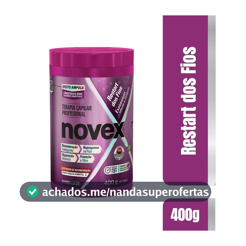 Creme de Tratamento Novex Exossomos com Infusão de Colágeno 400g