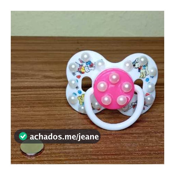 Chupeta Magnetica Para Bebe Reborn + Ima Neodimio