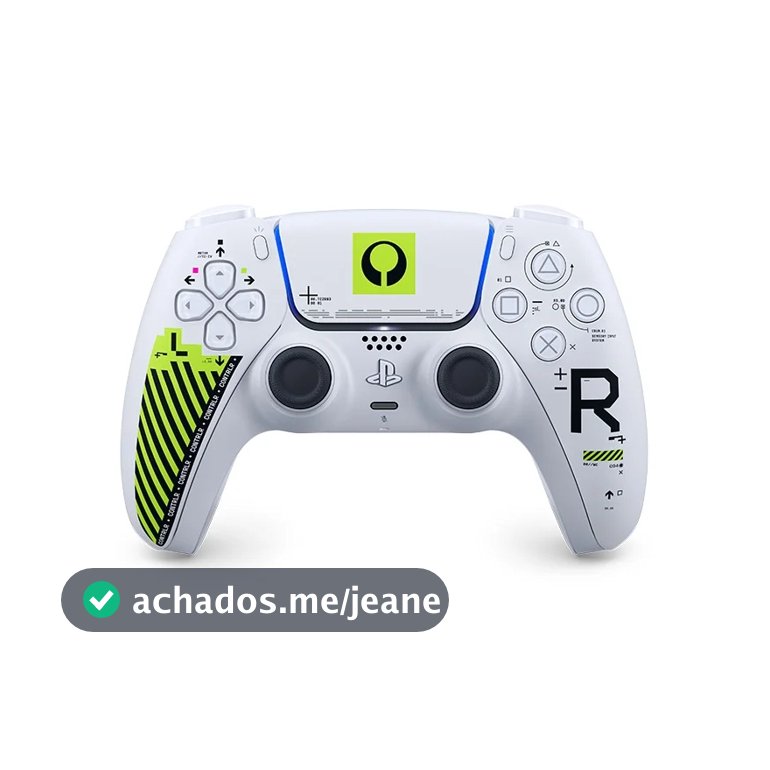 Controle Playstation 5 Sem Fio DualSense Branco Edição Limitada Marathon - PS5