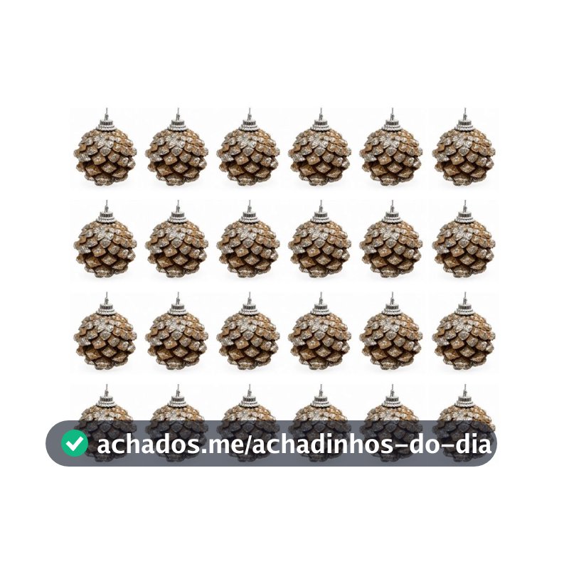 Pinha Enfeite Decoração De Árvore de Natal