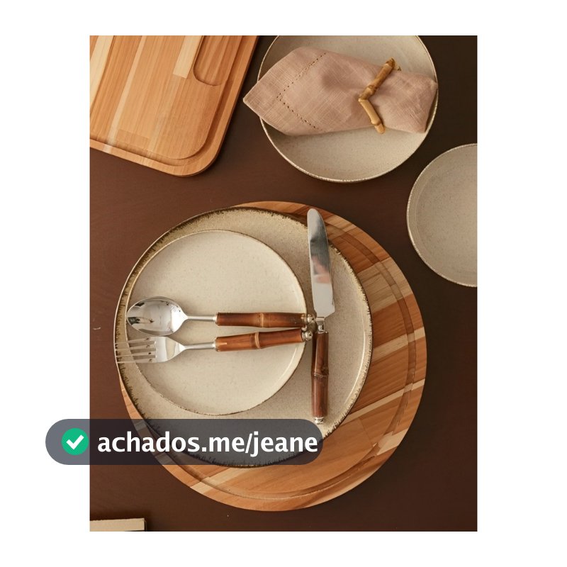 Prato Raso Moderno 100% Porcelana 27 cm