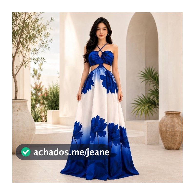 Vestido Longo Feminino COM BOJO Estampa 3D Floral Elegante Tamanho Único Festa Praia Casual Confortavél