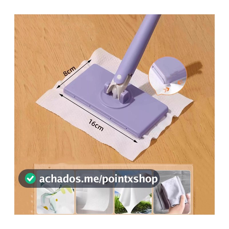 Esfregão Mop De Limpeza Ajustável Giratória 360° Toalha de rosto eco-friendly segunda utilização