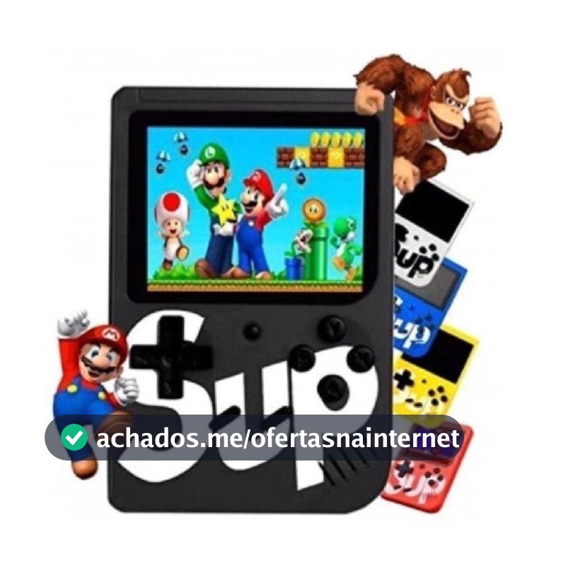 Mini Game Retrô Portatil Nintendo 400 Jogos Antigos Anos 80