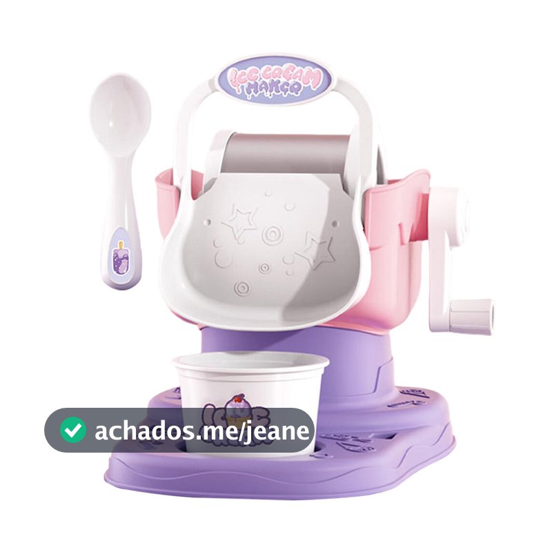 Máquina De Sorvete Com Manivela , Sobremesa Congelada Caseira , Jogo Criativo , Aparelho De Cozinha , Brinquedo Educativ