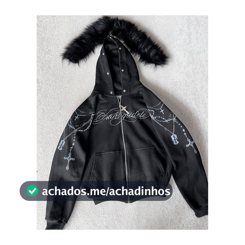 Y2K Fashion Nova Jaqueta Com Capuz Da Moda Hip-hop Design De Gola De Pele Removível Para Calor E Conforto De Inverno