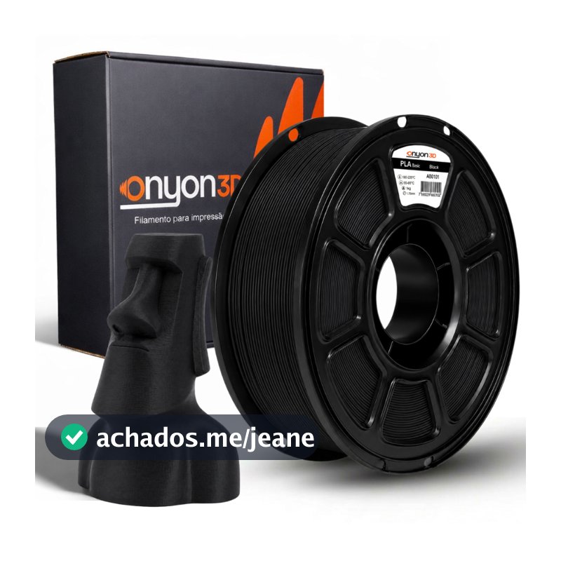 Filamento PLA Basic 1kg Onyon 3D 1.75mm - Alta Qualidade para Impressora 3D