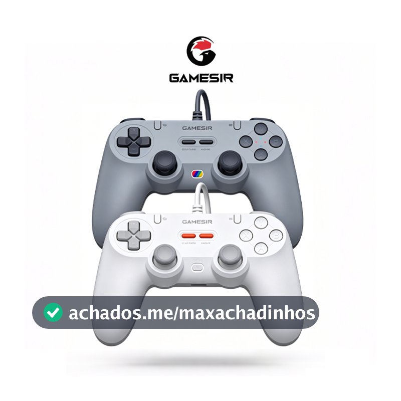 Controle Gamesir Tegenaria T3 Lite Com Fio Para Pc Switch Android Ios Steam Celular Hall Effect Usb
