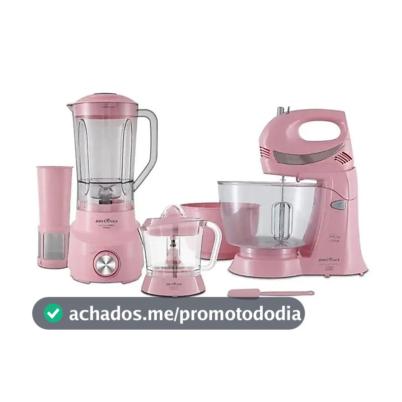Kit Britânia Cozinha 3 em 1 liquidificador + batedeira + espremedor - 110v