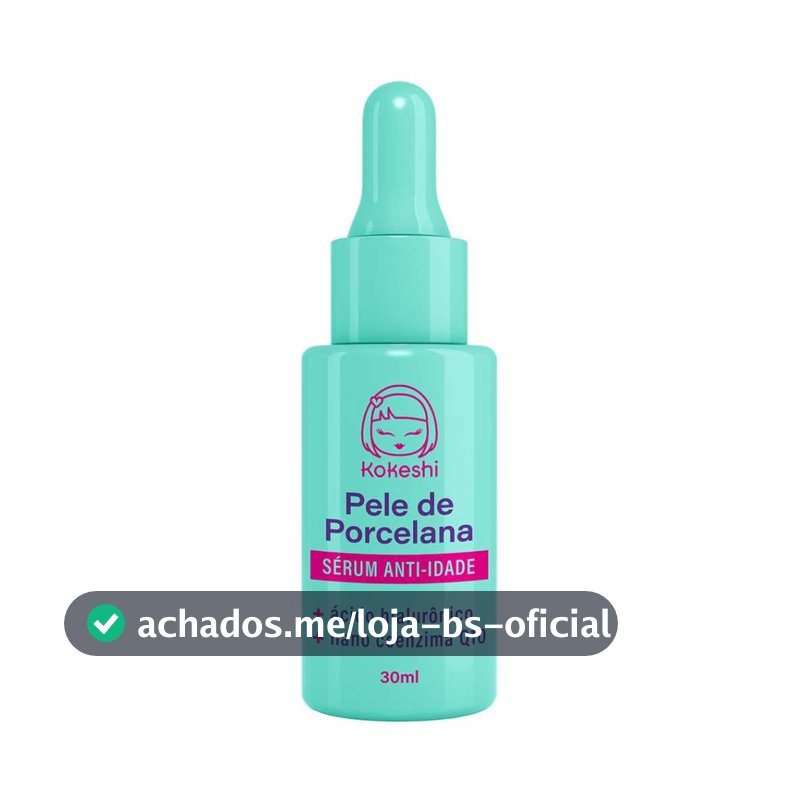 Sérum Facial Anti-idade Pele de Porcelana Kokeshi Regenera 30ml