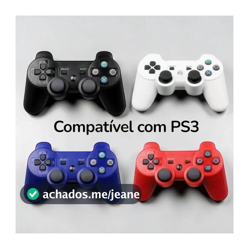 Controle sem fio Compatível com PS3 ,Celular e Windows,Vibração Dupla