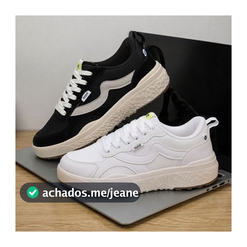 Kit 2 Tenis Casual Unissex Masculino Feminino Confortável Leve Macio Estiloso Envio Rápido