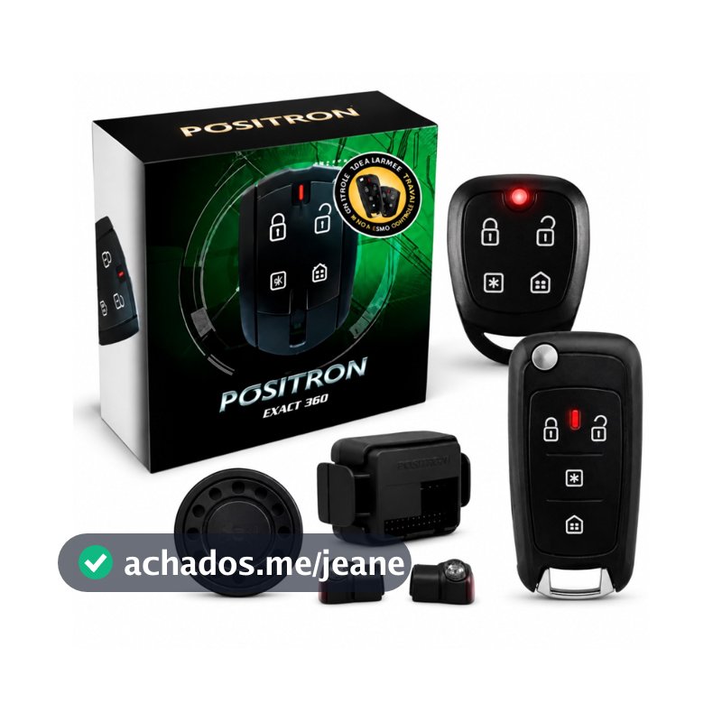 Alarme Automotivo Positron Exact Ex360 Blade + Chave Canivete Px80