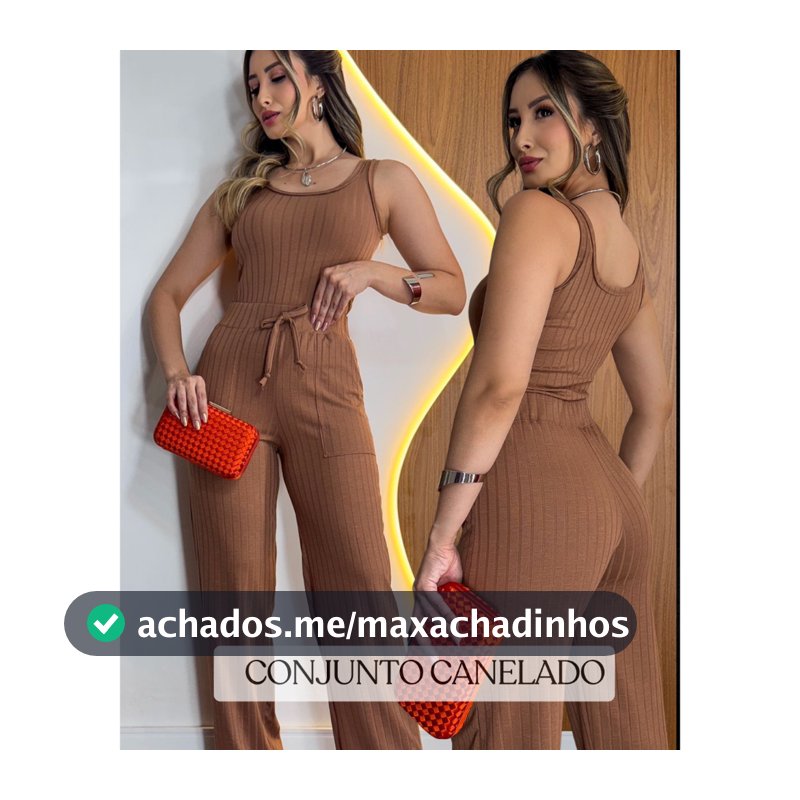 Conjunto Feminino Regata Calça e Pantalona Na Malha Premium