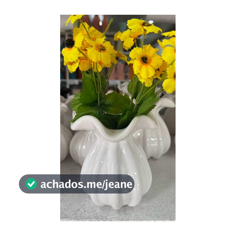 Vaso Cachepot Trouxinha em Cerâmica Decorativa
