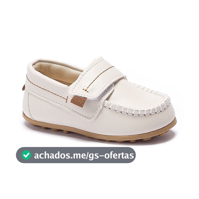 Mocassim Infantil Masculino Sapato Menino Bebê Calce Fácil Estilo Social Festa 37178 Pequito