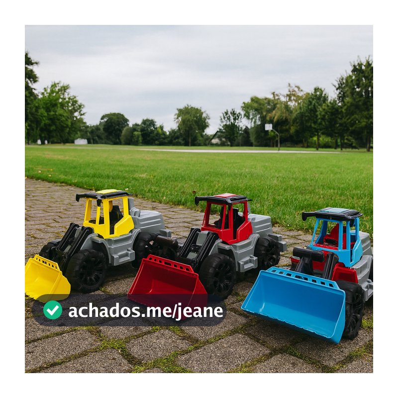 Maquina Carregadeira Trator Infantil Escavadeira Brinquedo Menino Carregadeira Kraft