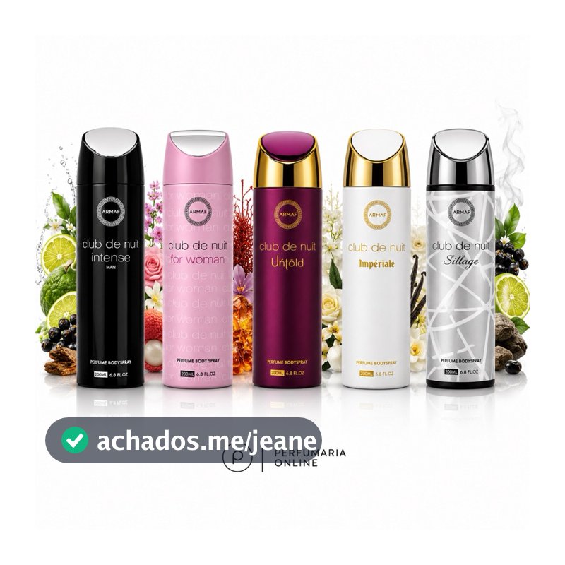 Desodorante Club de Nuit 200ml Original Armaf