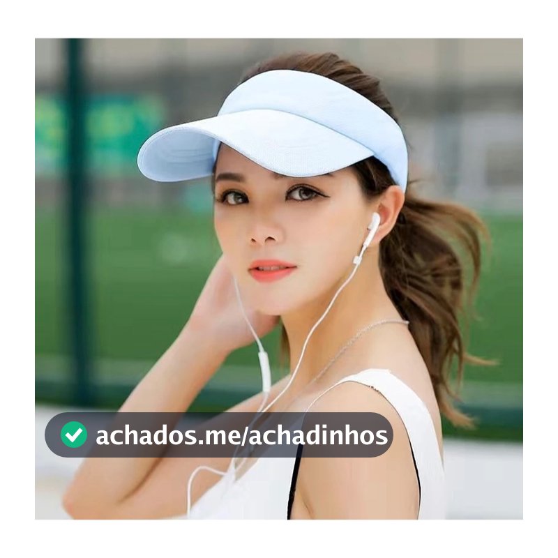 Viseira Feminina  Dry Fit  Praia e Corrida Running Proteção Solar UV