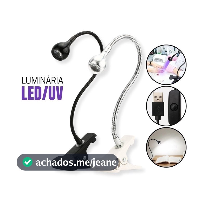 Mini cabine lanterna clip de mesa led uv secagem gel