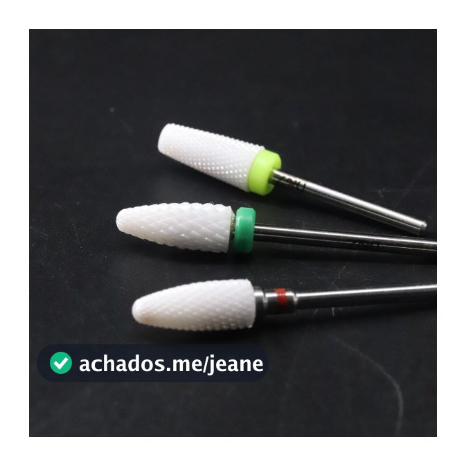 Broca De Cerâmica Original D&Z Para Motor Lixadeira De Unhas Nail Drill