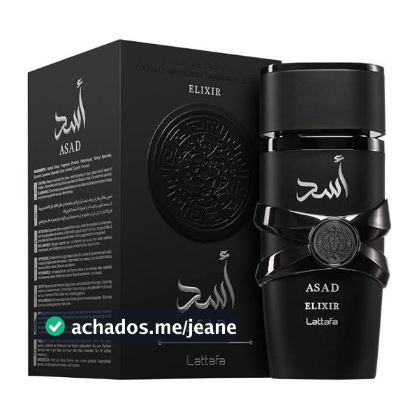 Perfume Arabe Exilir Asad 100 Ml Original Masculino