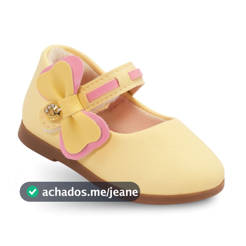 Sapatilha Infantil Feminina Klin Lançamento Sapatinho Boneca Novo 125151