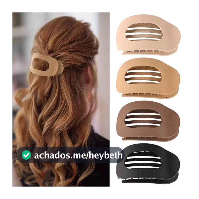 2026 novo estilo de cabelo enrolado, não cabeça, clipe de bico de pato, grampo de cabelo curvo, acessórios de cabelo fem