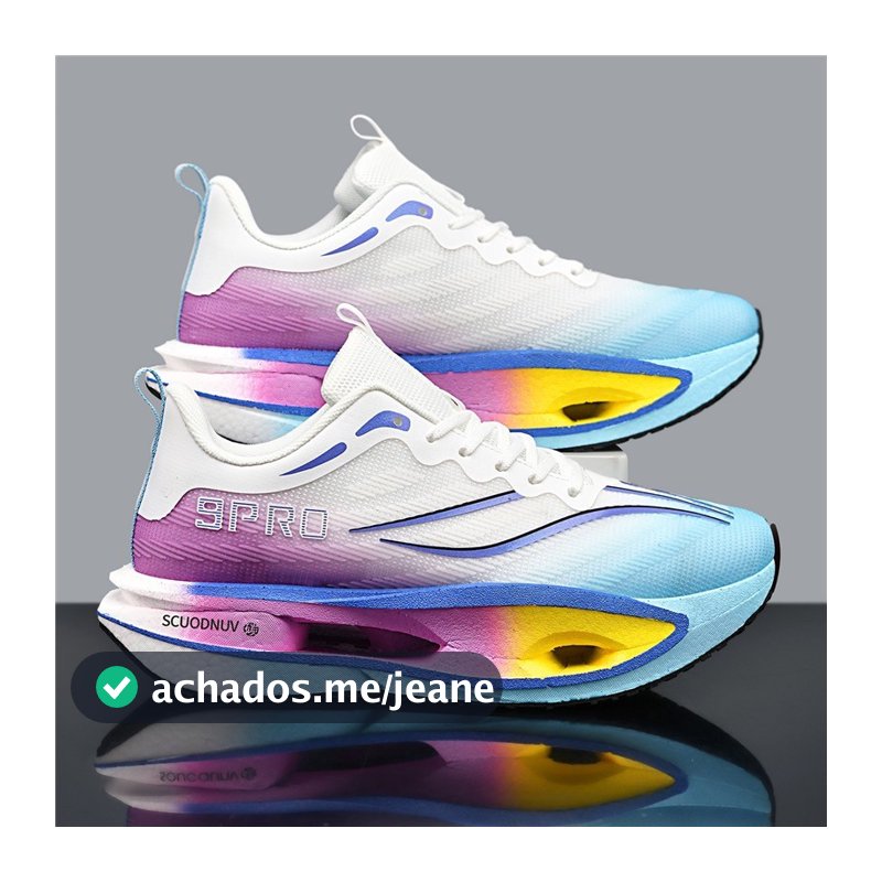 Tênis De Corrida Masculino E Feminino Com Placa De Carbono De Camada Dupla