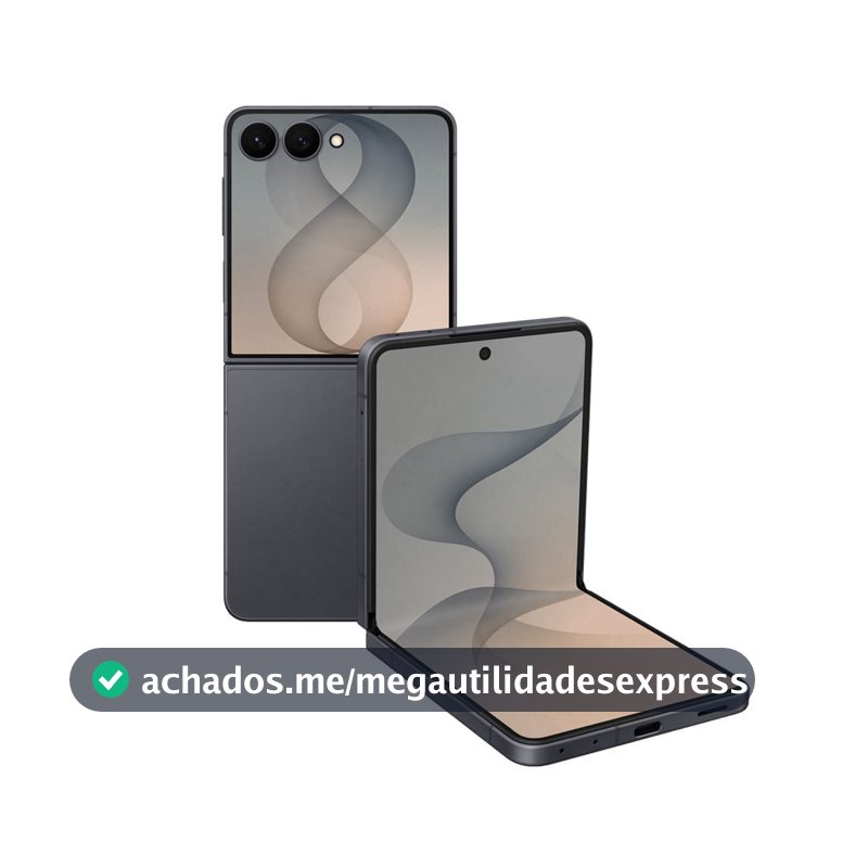 Celular Samsung Galaxy Z Flip8, 512GB, 12GB RAM, 6.9", Câm. Dupla 50MP, O Flip mais leve do mundo