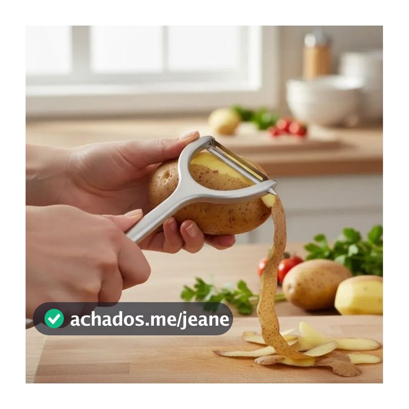 Descascador De Legumes Frutas Aço Inox Cheff Pro Multiuso