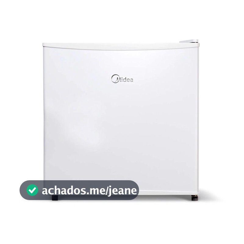 Frigobar Midea 45L Inverter Branco Bivolt Compacto Refrigerador MDRD086FGD013