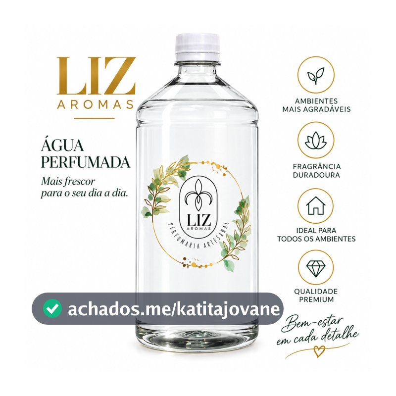 Refil  1 litro Água perfumada para ambiente e lençol