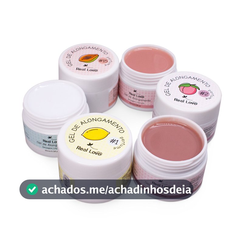 Gel de Alongamento para Unhas Linha Light Aromatizado 15ml - Real Love