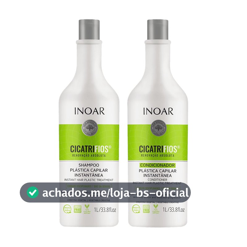 Kit Inoar Cicatrifios Shampoo e Condicionador 2L