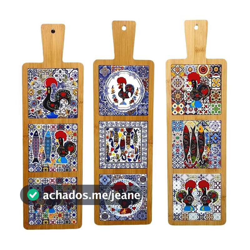 Tábua Portuguesa Decorativa Azulejo