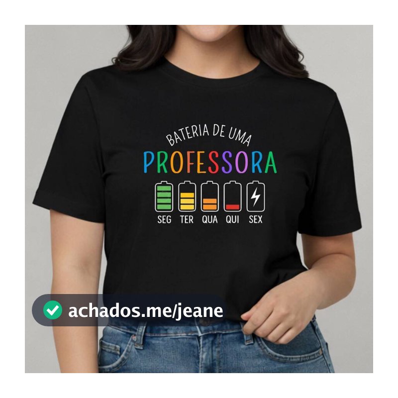 Camiseta Blusa Feminina Estampada T Shirt Professora Engraçada Educação Pedagogia 100% Algodão
