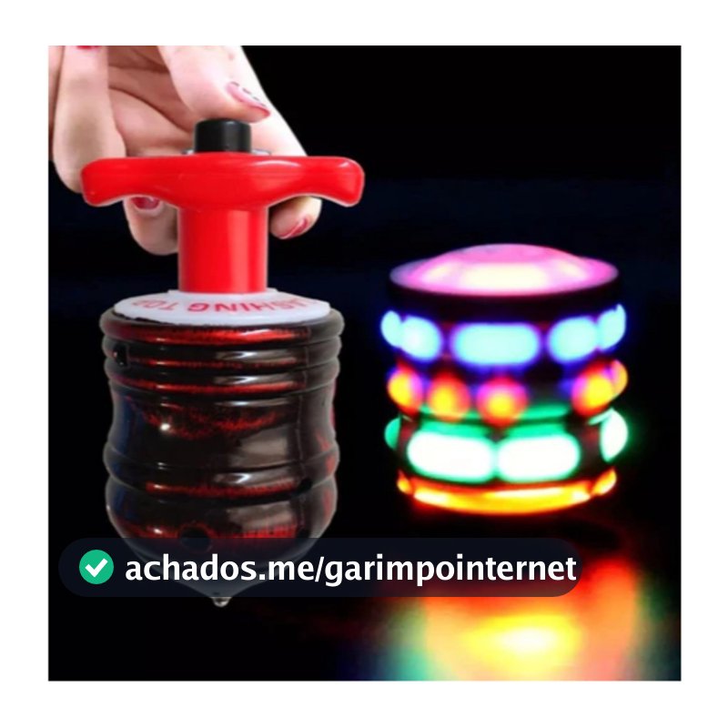 Pião Musical Luminoso Com Lançador Automatico Piao Com Luz e Som Laser Brinquedo Infantil para Meninos e Meninas KL80095