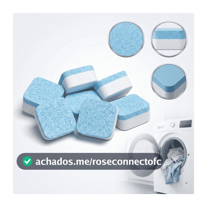 Kit  Limpadores Pastilha de Sabão para Máquina de Lavar