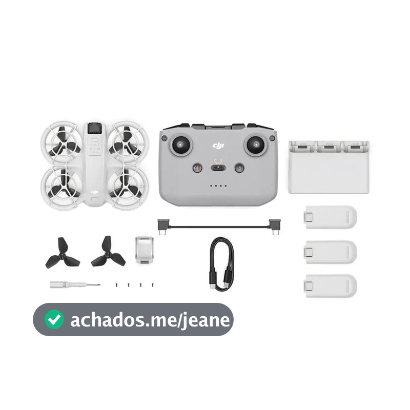 Drone DJI Neo Fly More Combo Novo Lacrado + 3 Baterias + Hub de Carga