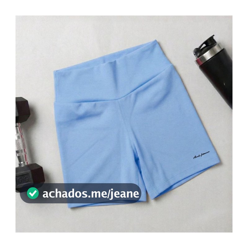 Shorts Feminino Fitness Poliamida Zero Transparência Confortável Alta Sustentação Academia